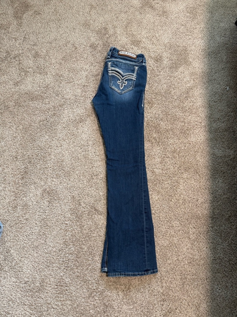 Rock Revival Dark Indigo Flare Jeans